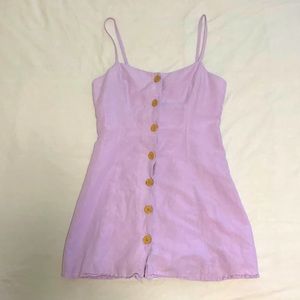 Small Urban Outfitters Strappy Back Lilac Dress